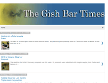 Tablet Screenshot of gishbartimes.org